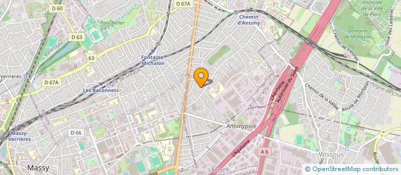 localisation de l'entreprise EIR CONSEIL SANTE à ORSAY