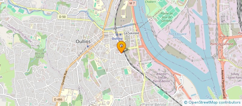localisation de l'entreprise EIRA-ENERGIE à OULLINS-PIERRE-BENITE
