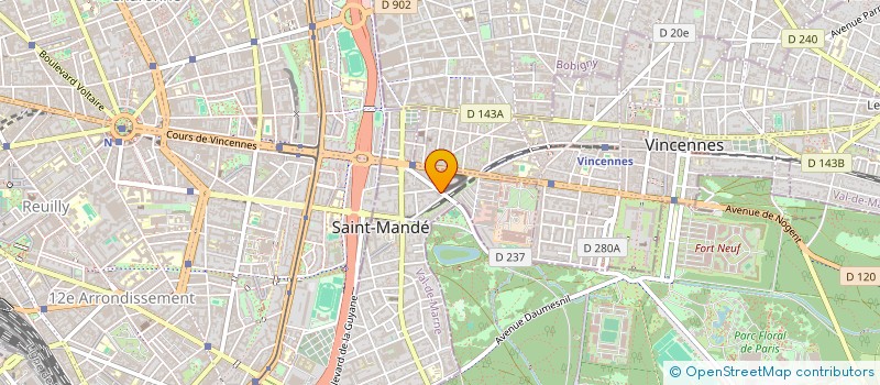 localisation de l'entreprise EIRA INGENIERIE à SAINT-MANDE