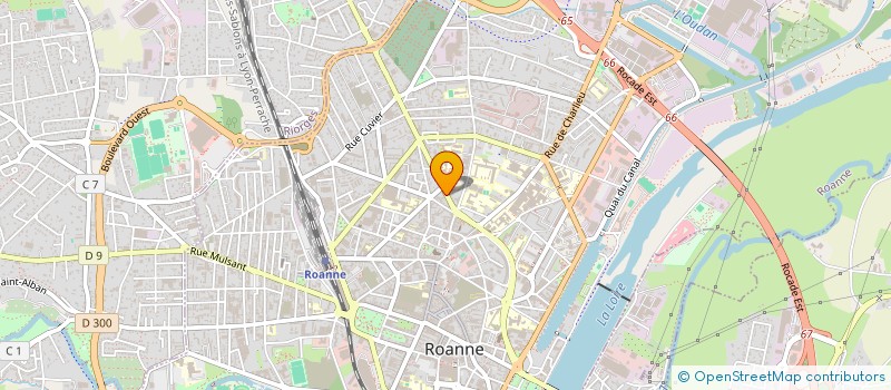 localisation de l'entreprise EIRAM  ROANNE