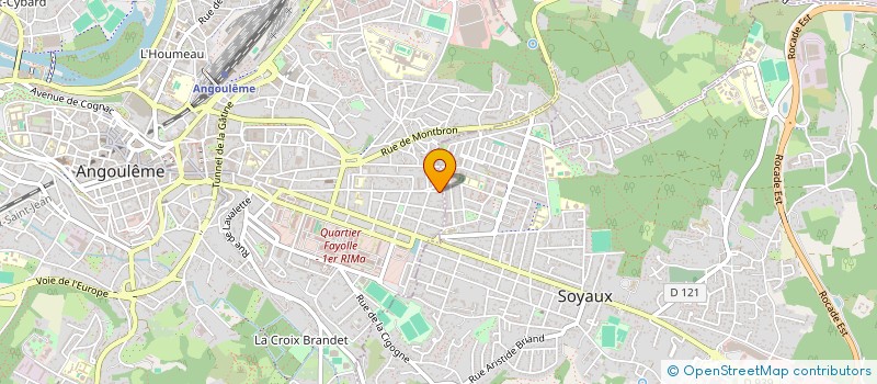 localisation de l'entreprise EIRASBOX à ANGOULEME