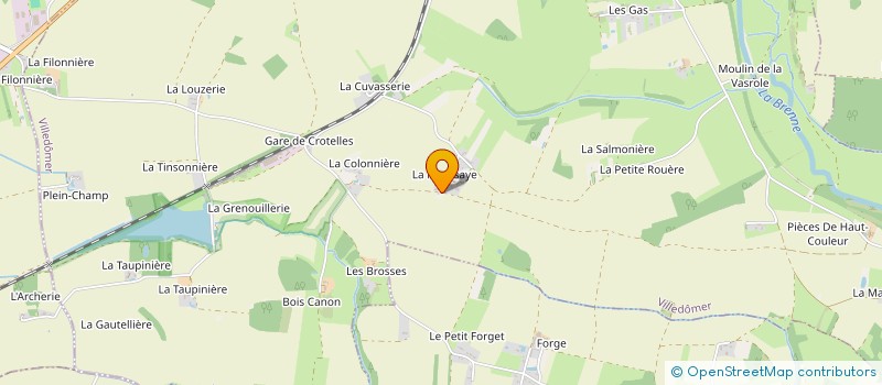 localisation de l'entreprise EIRE BAROQUE  VILLEDOMER