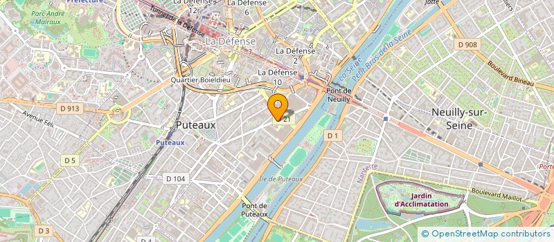 localisation de l'entreprise EIREA à PUTEAUX