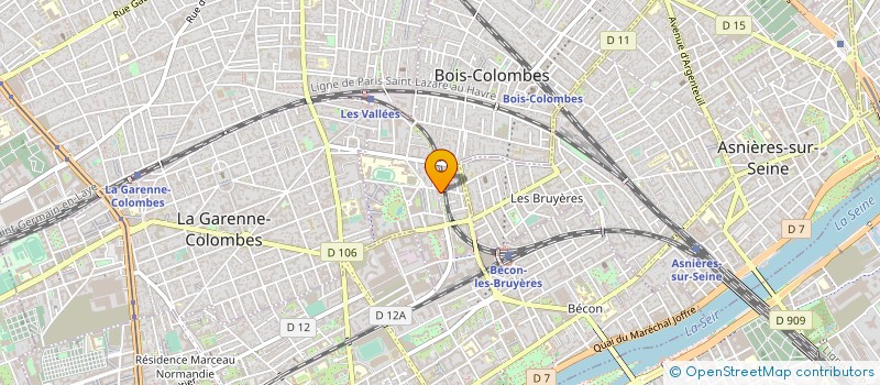 localisation de l'entreprise EIREANN SERVICES à BOIS-COLOMBES