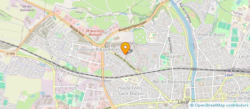 localisation de l'entreprise EIRI à LAVAL