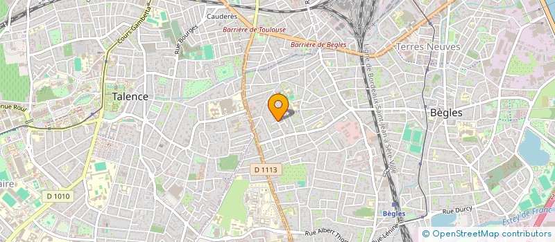 localisation de l'entreprise EIRINN à BEGLES