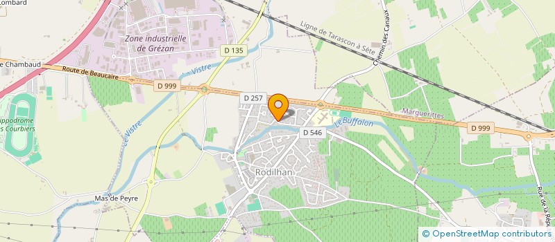 localisation de l'entreprise EIRISSOUN  RODILHAN