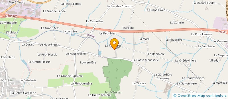 localisation de l'entreprise EIS  VITRE