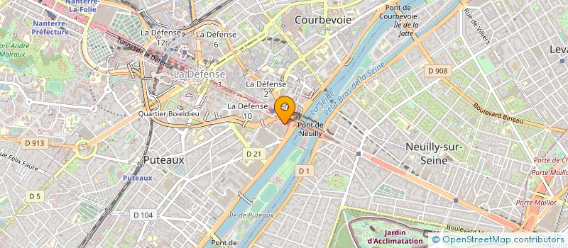 localisation de l'entreprise EISAI SAS à PUTEAUX