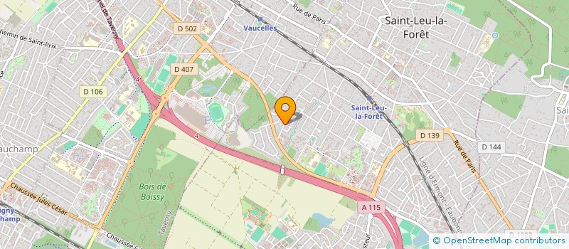 localisation de l'entreprise EISC GROUP  SAINT-LEU-LA-FORET