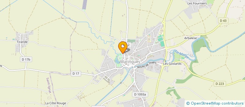 localisation de l'entreprise EISELE  MARINGUES