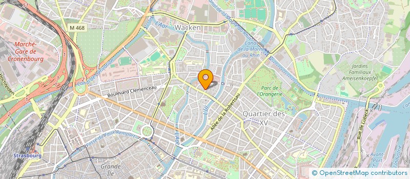 localisation de l'entreprise EISEN'ART à STRASBOURG