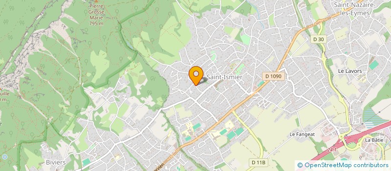 localisation de l'entreprise EISENHOWER à SAINT-ISMIER