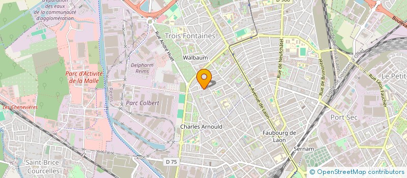 localisation de l'entreprise EISENTECH  REIMS