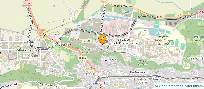 localisation de l'entreprise EIT MANUFACTURING à PALAISEAU