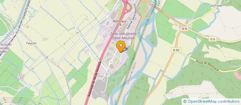localisation de l'entreprise EITB PROVENCE  MANOSQUE