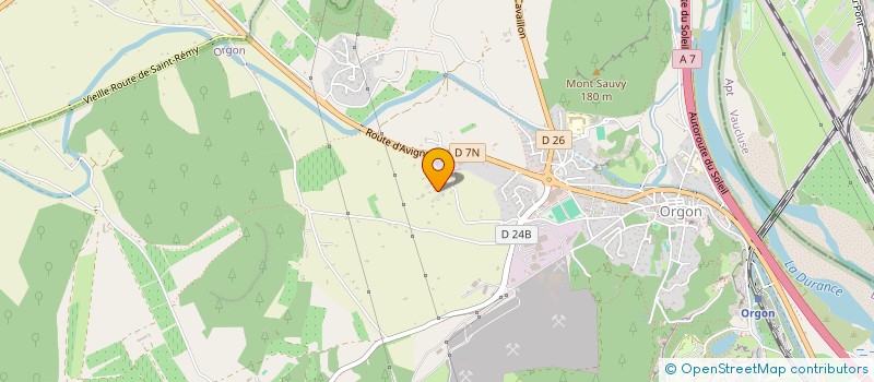 localisation de l'entreprise EITC  ORGON