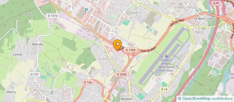 localisation de l'entreprise EITF  EPAGNY METZ-TESSY