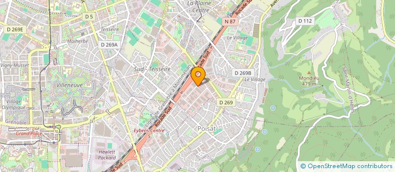 localisation de l'entreprise EITIMM  SAINT-MARTIN-D'HERES