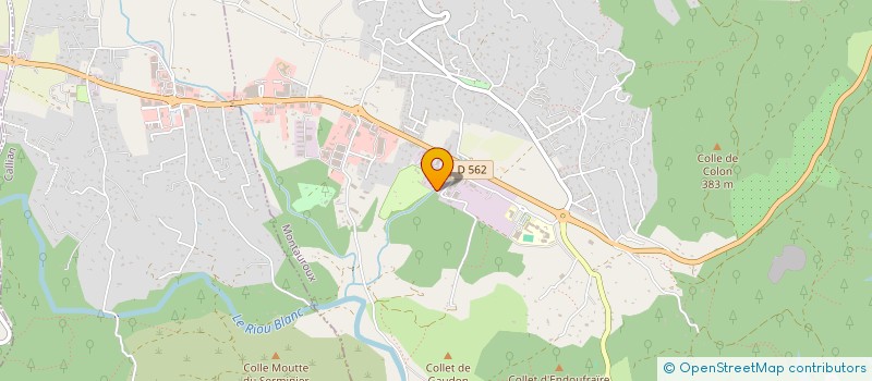 localisation de l'entreprise EITM à MONTAUROUX