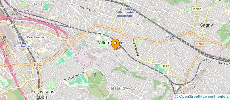 localisation de l'entreprise EIVISSA à VILLEMOMBLE