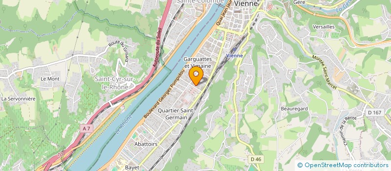 localisation de l'entreprise EIXAP à VIENNE