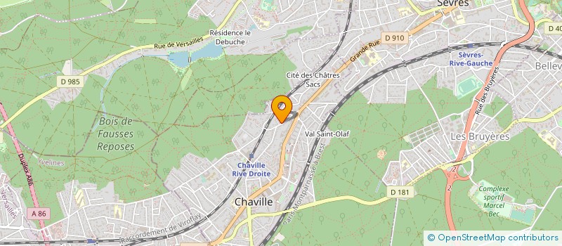 localisation de l'entreprise EIZH CONSEIL à CHAVILLE