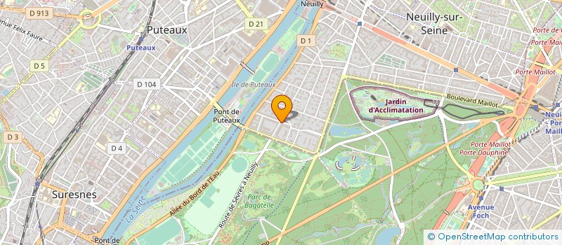 localisation de l'entreprise EIZH-DA-EIZH à NEUILLY-SUR-SEINE