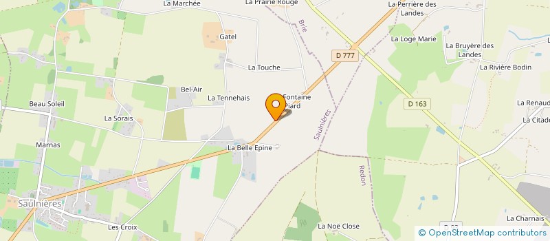 localisation de l'entreprise EIZHEL  SAULNIERES