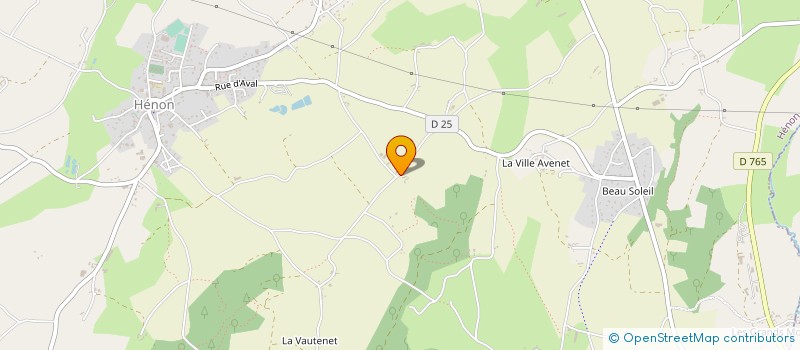 localisation de l'entreprise EIZHY à HENON