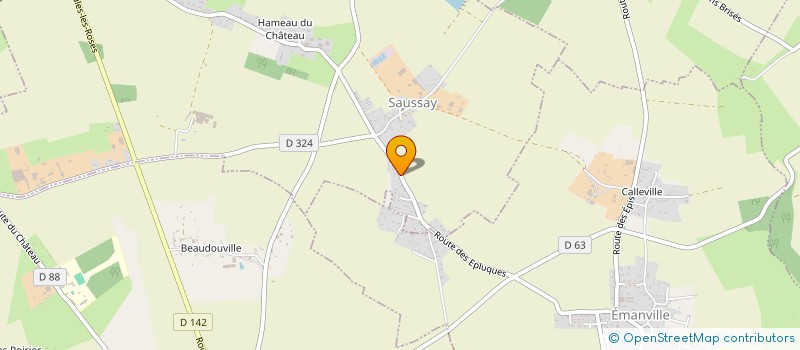 localisation de l'entreprise EJ  SAUSSAY