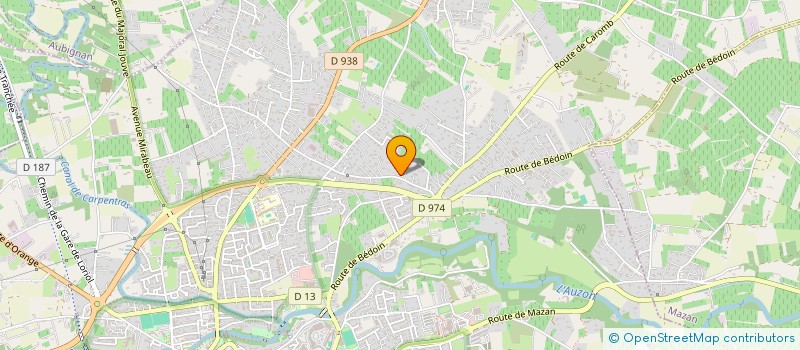 localisation de l'entreprise EJ à CARPENTRAS