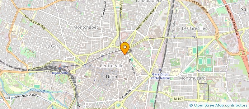 localisation de l'entreprise EJ à DIJON