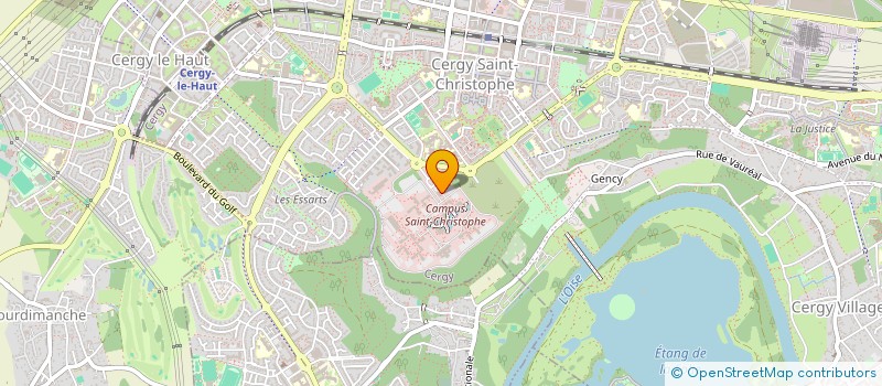 localisation de l'entreprise EJ ALLIANCE  CERGY