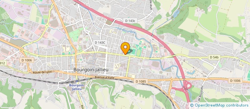 localisation de l'entreprise EJ BAT  BOURGOIN-JALLIEU