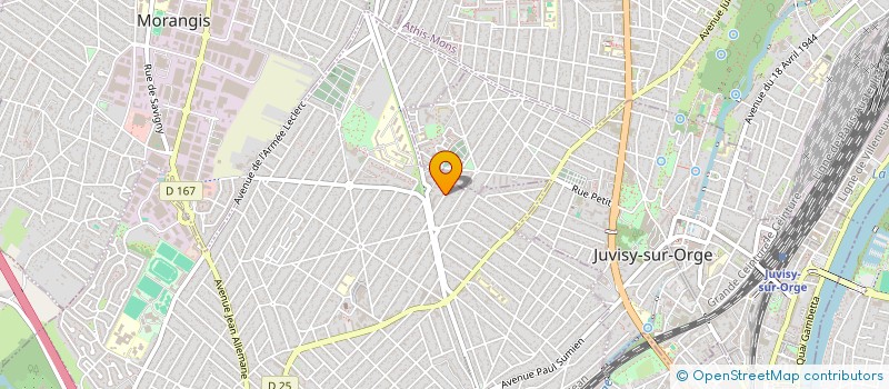 localisation de l'entreprise EJ BATIMENT à SAVIGNY-SUR-ORGE