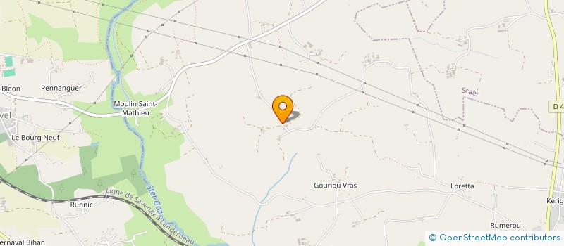 localisation de l'entreprise EJ CONSTRUCTIONS BOIS  BANNALEC