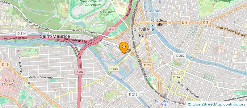 localisation de l'entreprise EJ DIGITAL à SAINT-MAURICE