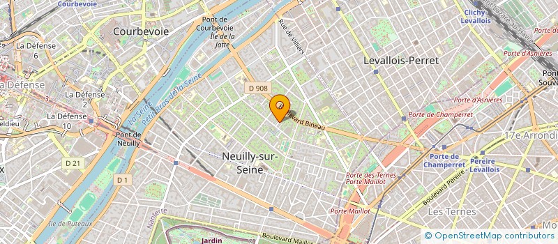 localisation de l'entreprise EJ EXPERT & SPS à NEUILLY SUR SEINE