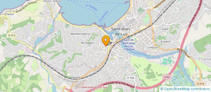 localisation de l'entreprise EJ HOLDING  CIBOURE