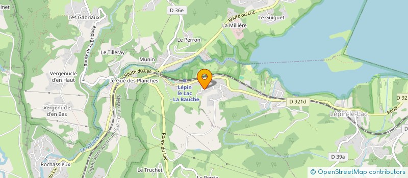 localisation de l'entreprise EJ HOLDING  LEPIN-LE-LAC