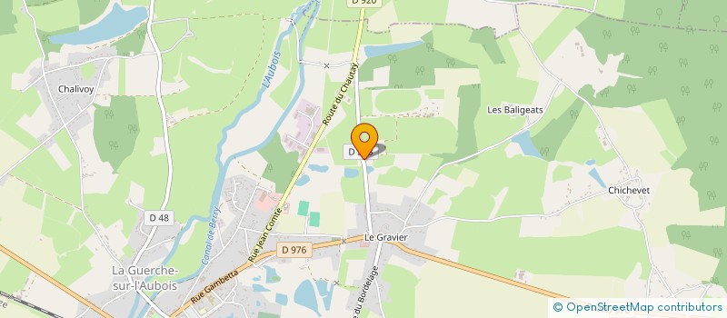 localisation de l'entreprise EJ HORSE CONFORT  LA GUERCHE-SUR-L'AUBOIS