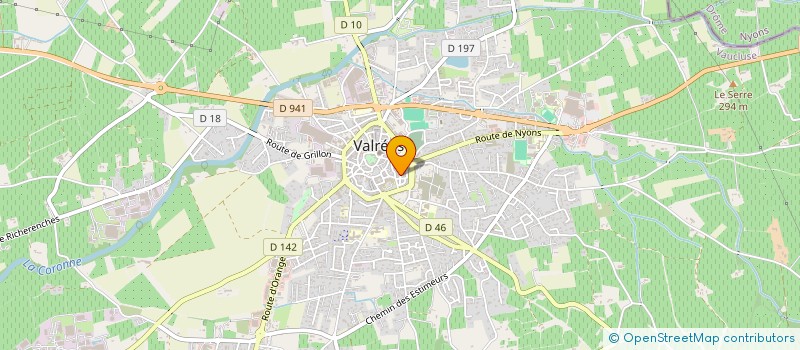 localisation de l'entreprise EJ INVEST à VALREAS