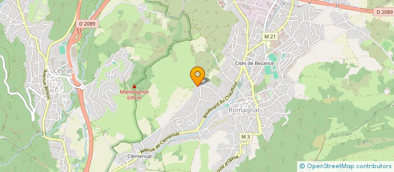 localisation de l'entreprise EJ MDB  ROMAGNAT