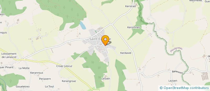 localisation de l'entreprise EJ PLOMBERIE  PLOUGONVEN