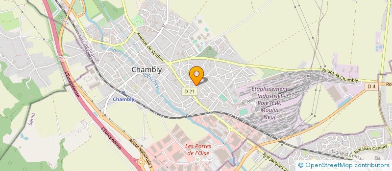 localisation de l'entreprise EJ RENOV BAT ISOL à CHAMBLY