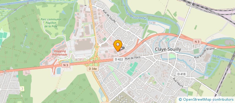 localisation de l'entreprise EJ2B HOLDING  CLAYE-SOUILLY