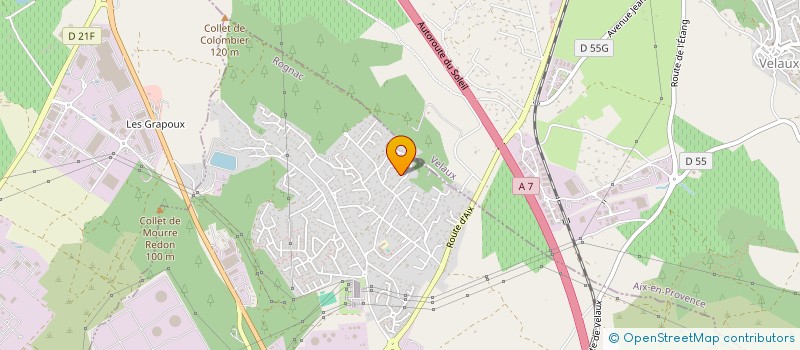 localisation de l'entreprise EJ2C  ROGNAC