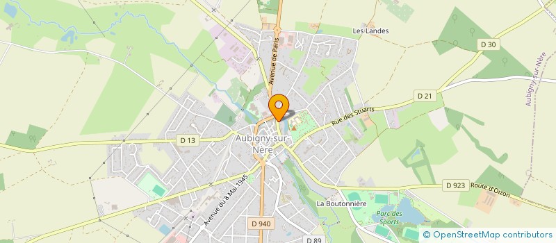 localisation de l'entreprise EJA  AUBIGNY-SUR-NERE