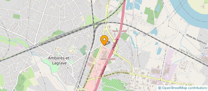 localisation de l'entreprise EJACAJAS  AMBARES-ET-LAGRAVE